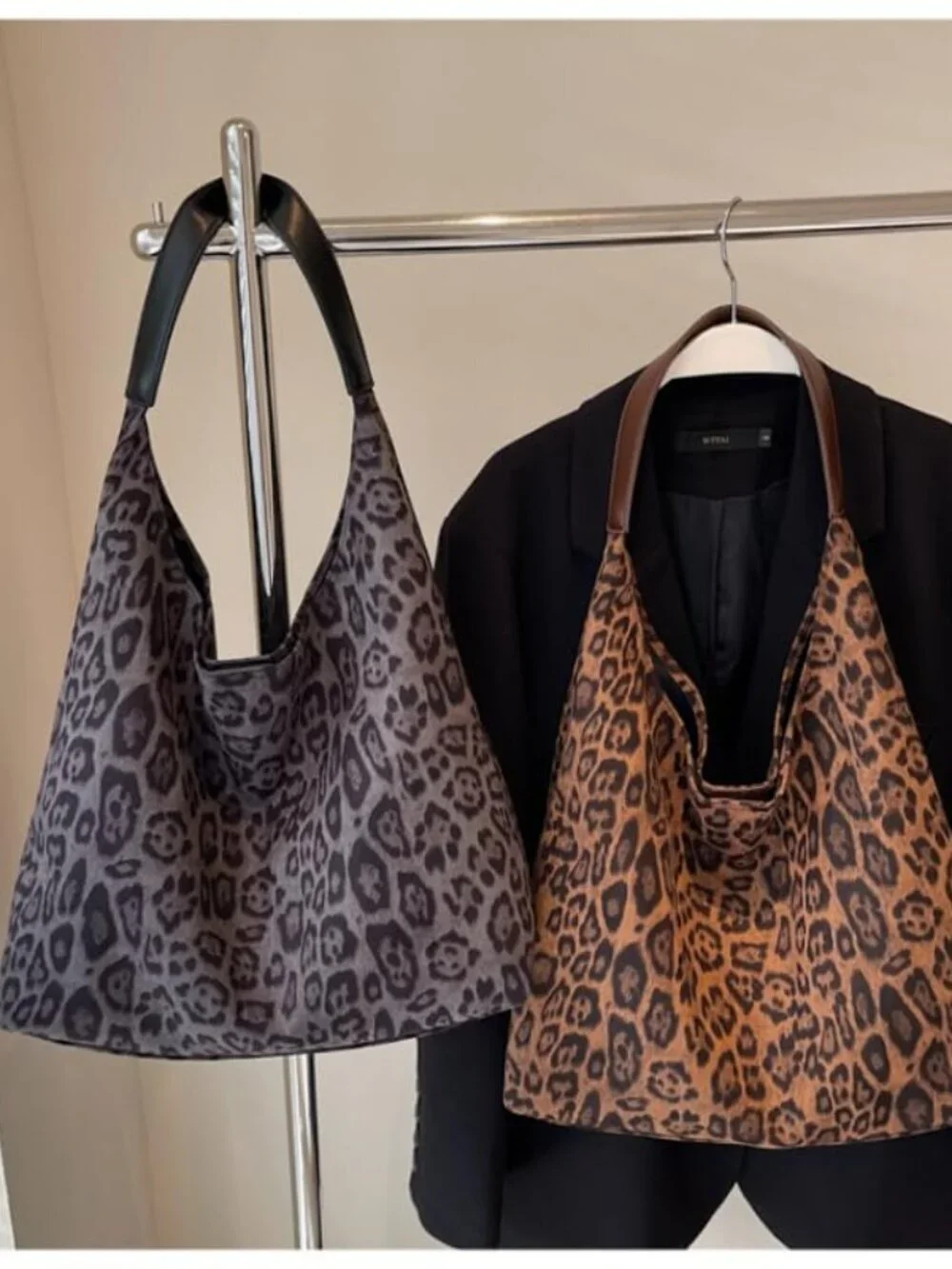 BRAND NEW Cheetah Leopard Print Tote Bag Large Capacity Bag